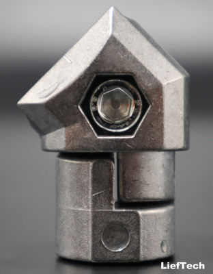 アルミ 45 度パイプ合同フィッティング 産業フレーム 0.052kg / pcs